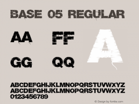 Base 05 2.0 Font Sample