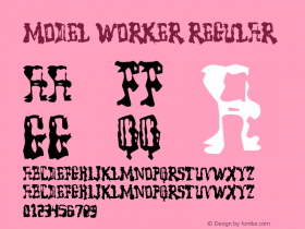 Model Worker Regular OTF 4.000;PS 001.001;Core 1.0.29图片样张