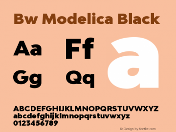 Bw Modelica Black Version 2.000;PS 002.000;hotconv 1.0.88;makeotf.lib2.5.64775 Font Sample