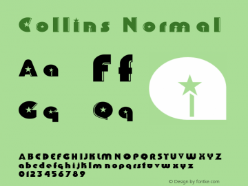 Collins 3.1 Font Sample
