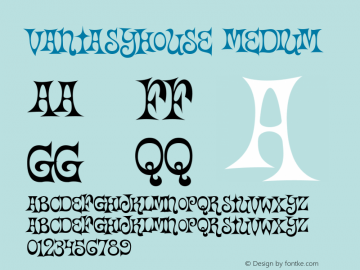 Vantasyhouse Version 001.000 Font Sample