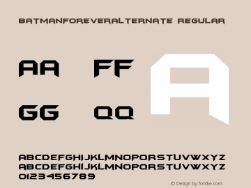 BatmanForeverAlternate 1.0图片样张