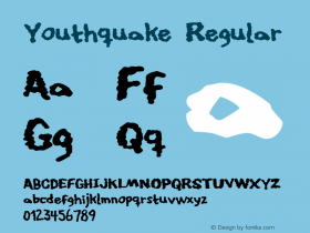 Youthquake 2 Font Sample