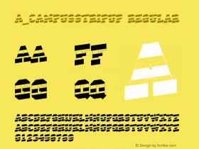 a_CampusStripUp Regular 01.03 Font Sample