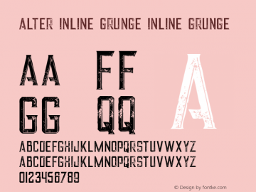 Alter Inline Grunge Version 1.000图片样张