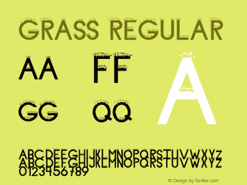 Grass Regular 001.000图片样张
