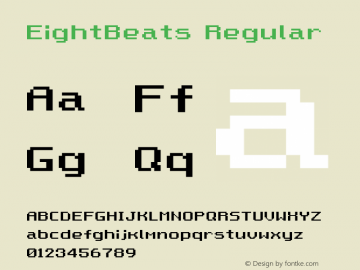 EightBeats Regular Version 1.000图片样张
