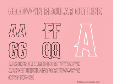 Goodwyn  Font Sample