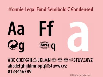 Ronnie Legal Fond OTF 1.006;PS 001.000;Core 1.0.23;hotunix 1.28 Font Sample