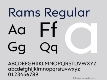 Rams Version 1.000图片样张