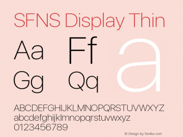 SFNS Display Thin 11.0d33e2--BETA图片样张