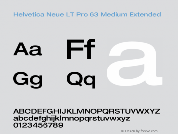 HelveticaNeueLTPro-MdEx Version 1.000;PS 001.000;Core 1.0.38图片样张