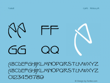 Fugue Caps Regular Converted from D:\FONTTEMP\ISADO___.TF1 by ALLTYPE图片样张