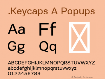 .Keycaps A Popups 10.5d29e15 Font Sample