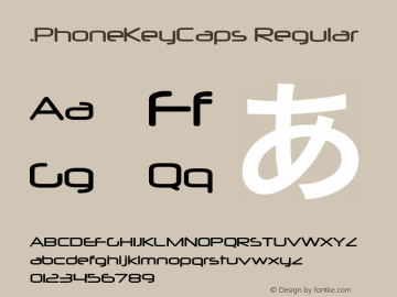 .PhoneKeyCaps Regular 10.1d12e2图片样张