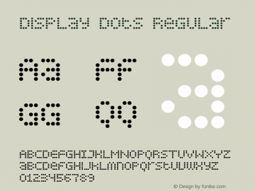 Display Dots Regular Version 1.0图片样张