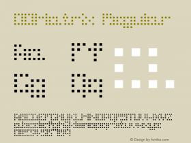 00Matrix 1.00 Font Sample