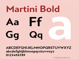 Martini-Bold Version 001.001图片样张
