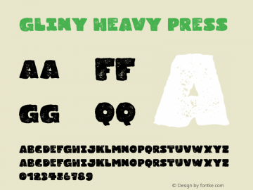 Gliny Heavy Press Version 1.000图片样张