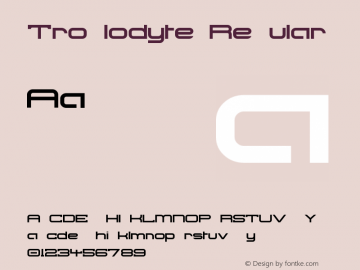 Troglodyte Version 1.0 Extracted by ASV http://www.buraks.com/asv Font Sample