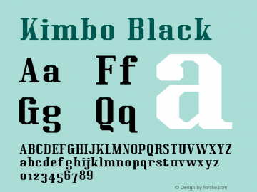 Kimbo-Black Version 1.100图片样张