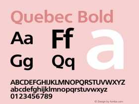 Quebec-Bold 001.000图片样张
