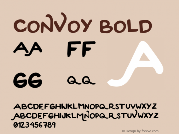 Convoy Bold Version 1.0图片样张