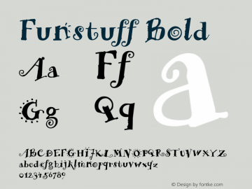 Funstuff Bold From the WSI-Fonts Professional Collection图片样张