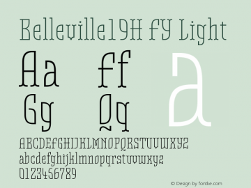 Belleville19H FY Light Version 1.000图片样张