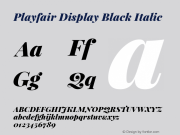 Playfair Display Black Italic Version 1.002;PS 001.002;hotconv 1.0.70;makeotf.lib2.5.58329; ttfautohint (v0.93) -l 42 -r 42 -G 200 -x 14 -w 