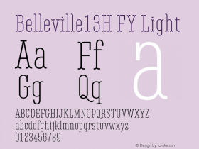 Belleville13H FY Light Version 1.000图片样张