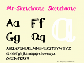 Mr-Sketchnote Version 001.000图片样张