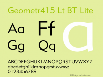 Geometr415 Lt BT Lite Version 1.01 emb4-OT图片样张