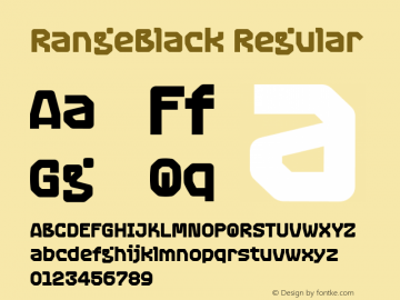 RangeBlack Macromedia Fontographer 4.1.5 2/12/02图片样张