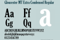 Gloucester Mt Extra Condensed Font Gloucestermt Extracondensed Font Gloucester Mt Extra Condensed Version 1 51 Font Ttf Font Uncategorized Font Fontke Com