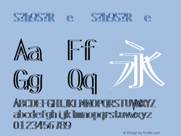 S?h9S?Re S?h9S?Re  Font Sample