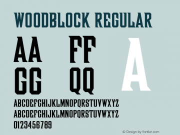 Woodblock Version 3.0 10/14/99图片样张