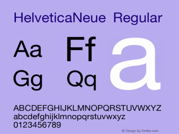 12 pt Helvetica* 55 Roman   05472 Version 1.100 Font Sample