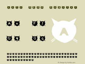 cats MEOW Version 1.0 Font Sample