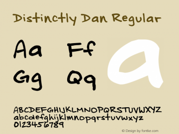 Distinctly Dan Version 1.00 August 13, 2012, initial release图片样张