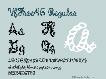 VfFree46 1.0  01/11/2003 Font Sample