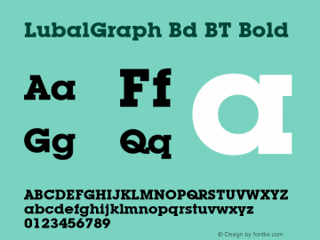 LubalGraph Bd BT Bold mfgpctt-v1.53 Friday, January 29, 1993 2:24:43 pm (EST)图片样张