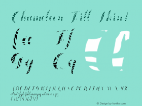 Chameleon Fill Skin1 Version 2.000 Font Sample