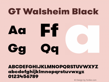 GT Walsheim Black Version 1.001图片样张