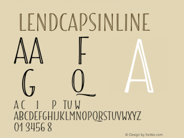 ☞BlendCapsInline Version 1.000;com.myfonts.easy.typesenses.blend.caps-inline.wfkit2.version.4t8o Font Sample