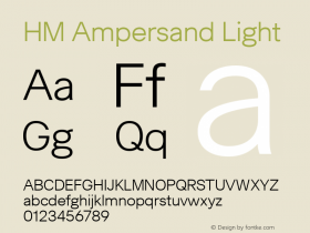 HM Ampersand Light Version 1.70 - ESQ图片样张