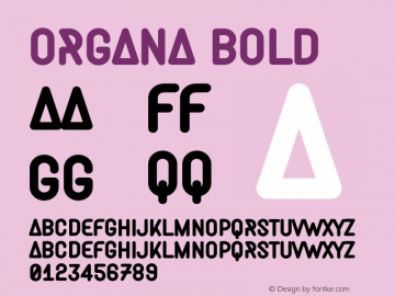 Organa-Bold Version 2.001图片样张
