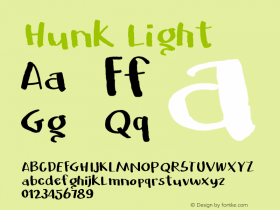 Hunk-Light Version 1.000;PS 001.001;hotconv 1.0.56图片样张