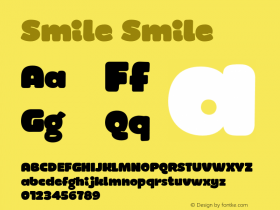 Smile 001.001 Font Sample