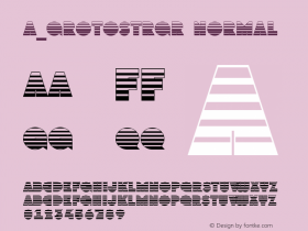 a_GrotoStrGr Normal 01.03 Font Sample